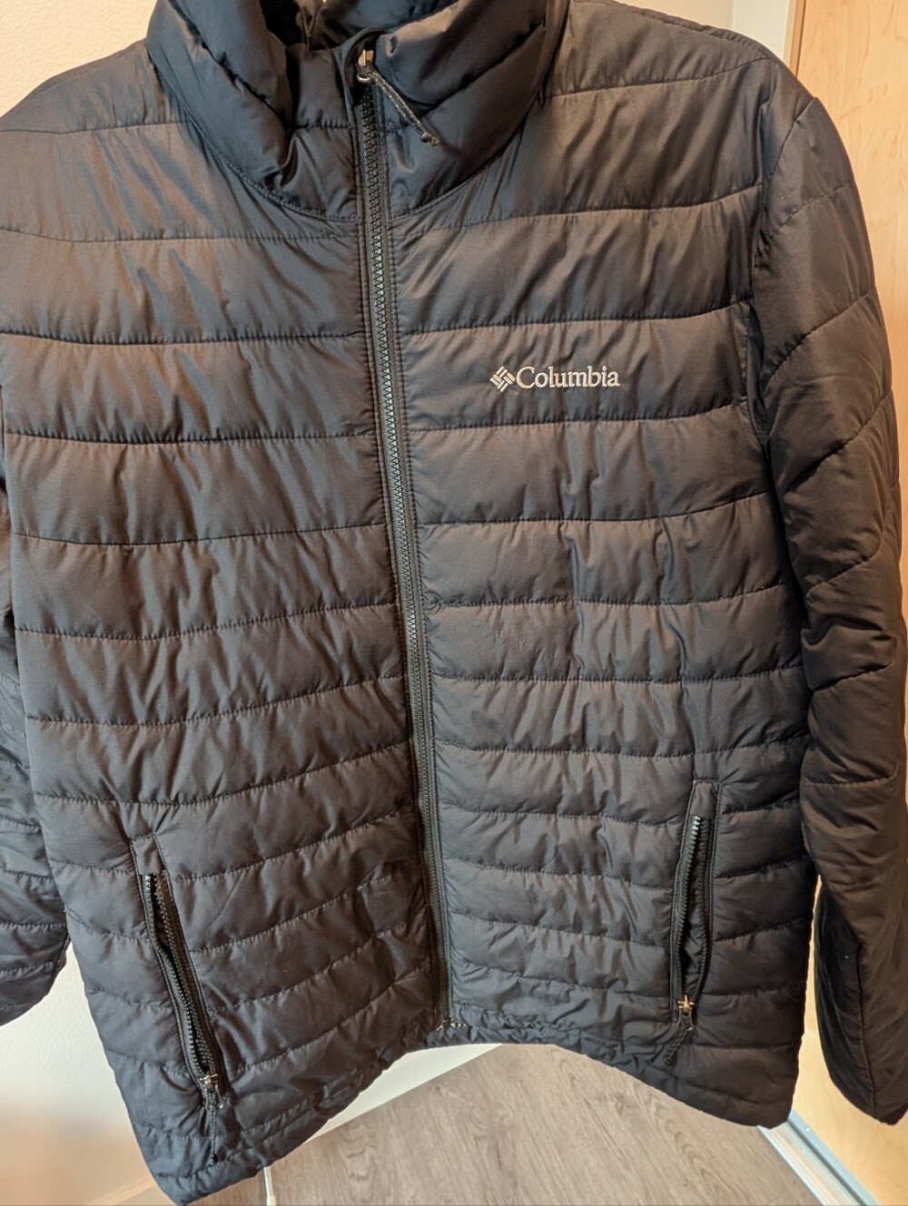 Victorinox Black Quilted Puffer Jacket
